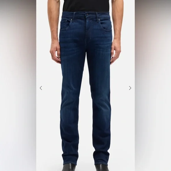 7 For All Mankind Men’s W32 Dark Blue Straight Jeans NWOT